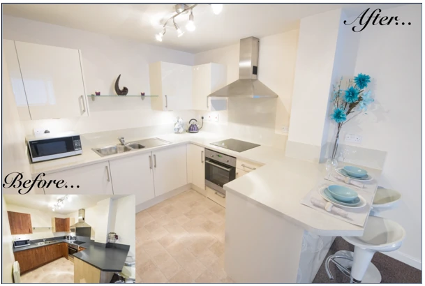 Changing Kitchen Doors - Before and After