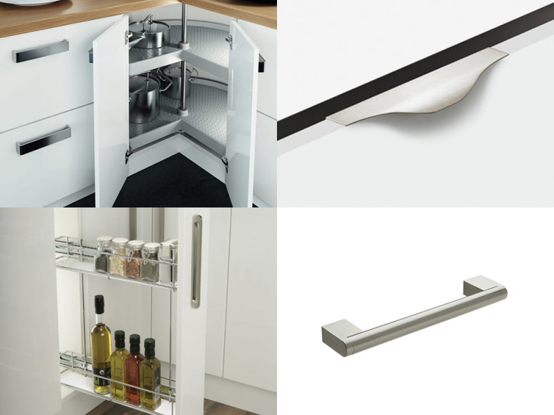 kitchen storage and handle options