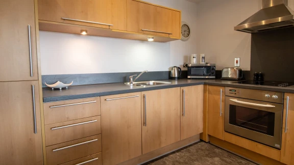 classic range kitchen light brown doors