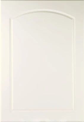 Curved Arch Cream Text door
