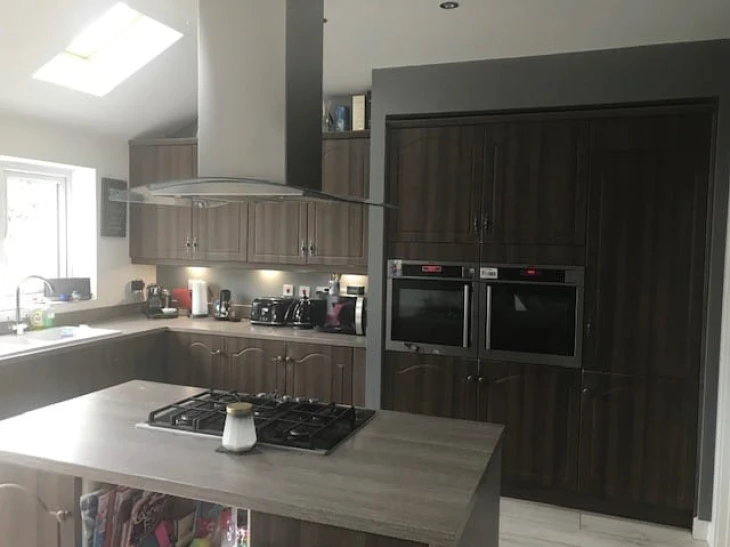 brown kitchen doors
