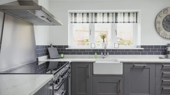 grey kitchen doors chelsea range