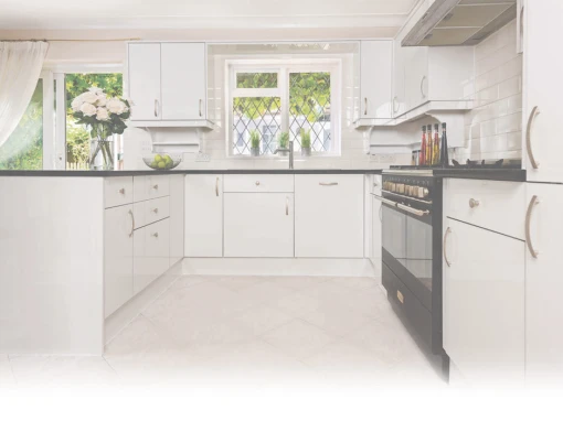 white acrylic kitchen units and doors 2